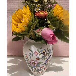 Aynsley‎ English Bone China PEMBROKE Cache Pot Planter 5" Vase Urn Gold Trim